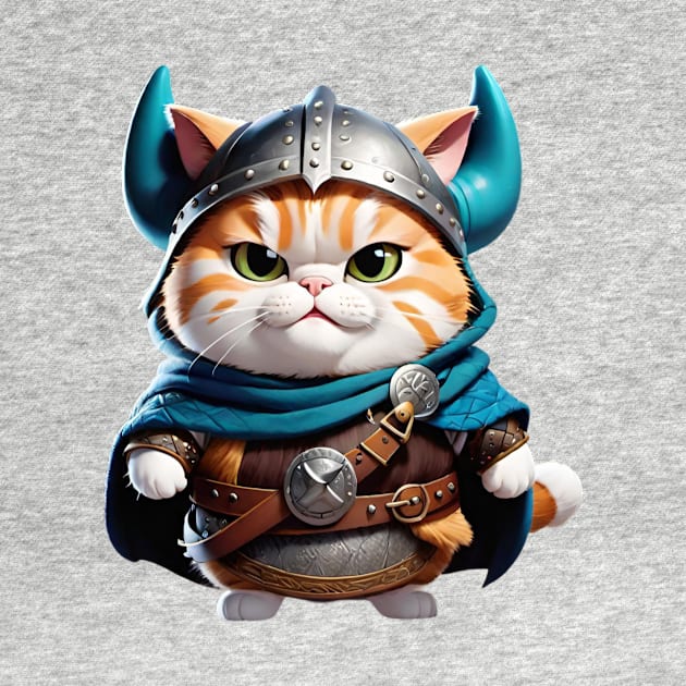 Viking warrior cat by Human light 